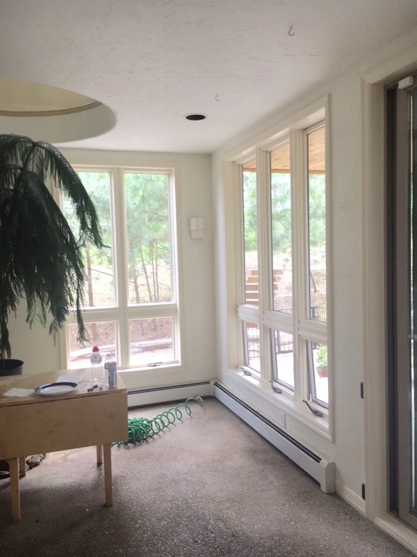 Stained Windows & Doors Interior Painting After